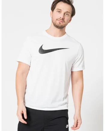 Tricou cu logo, pentru fotbal Park20, Alb