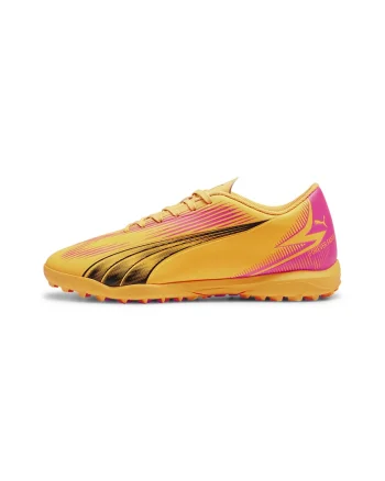 Pantofi de piele ecologica pentru fotbal Ultra Play, Portocaliu/Roz
