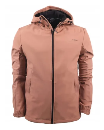 Jacheta softshell,  Poliester/Elastan, Bej, Bej