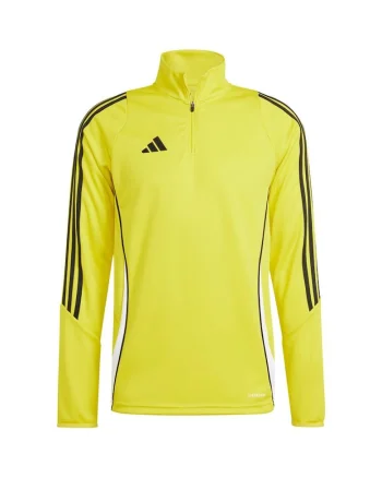 Bluza sport barbati  tiro 24, poliester, galben