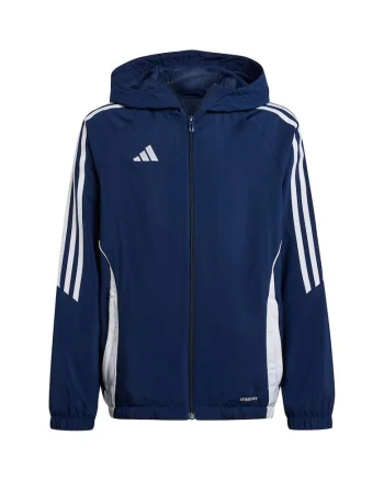 Jacheta sport copii  tiro 24 jr, Poliester, Bleumarin