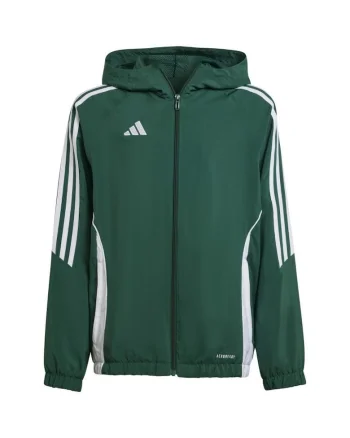 Jacheta sport copii  tiro 24 jr, Poliester, Verde