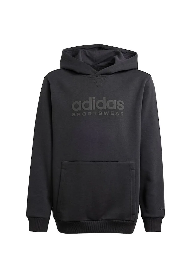 Hanorac sport copii,  Bumbac/Poliester, Negru,