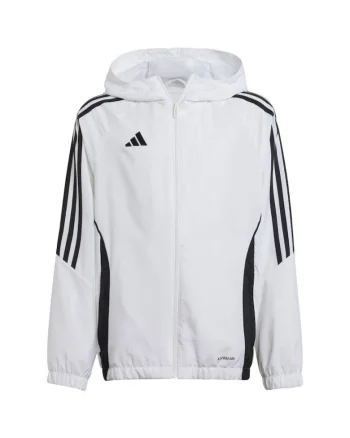 Geaca sport copii,  tiro 24 jr, Poliester, Alb