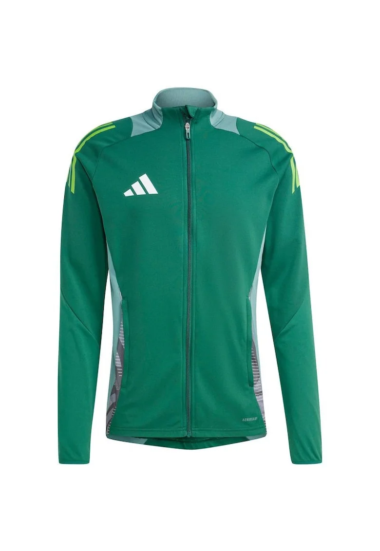 Hanorac sport barbati  tiro 24, poliester, verde