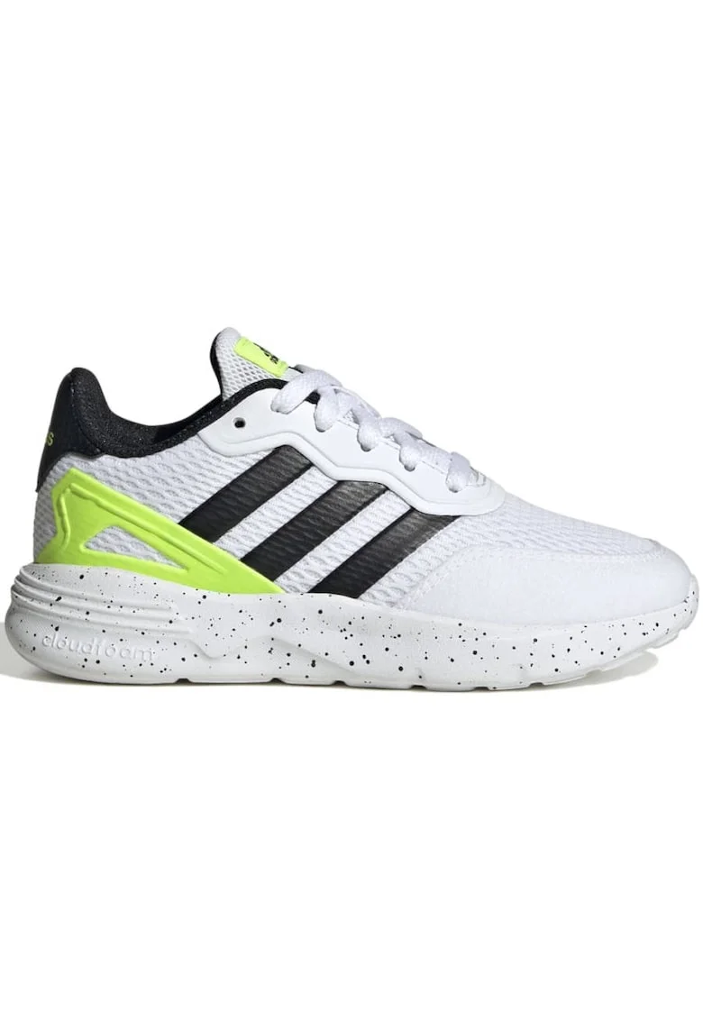 Pantofi sport copii,  Plasa, Alb/Verde - 98797