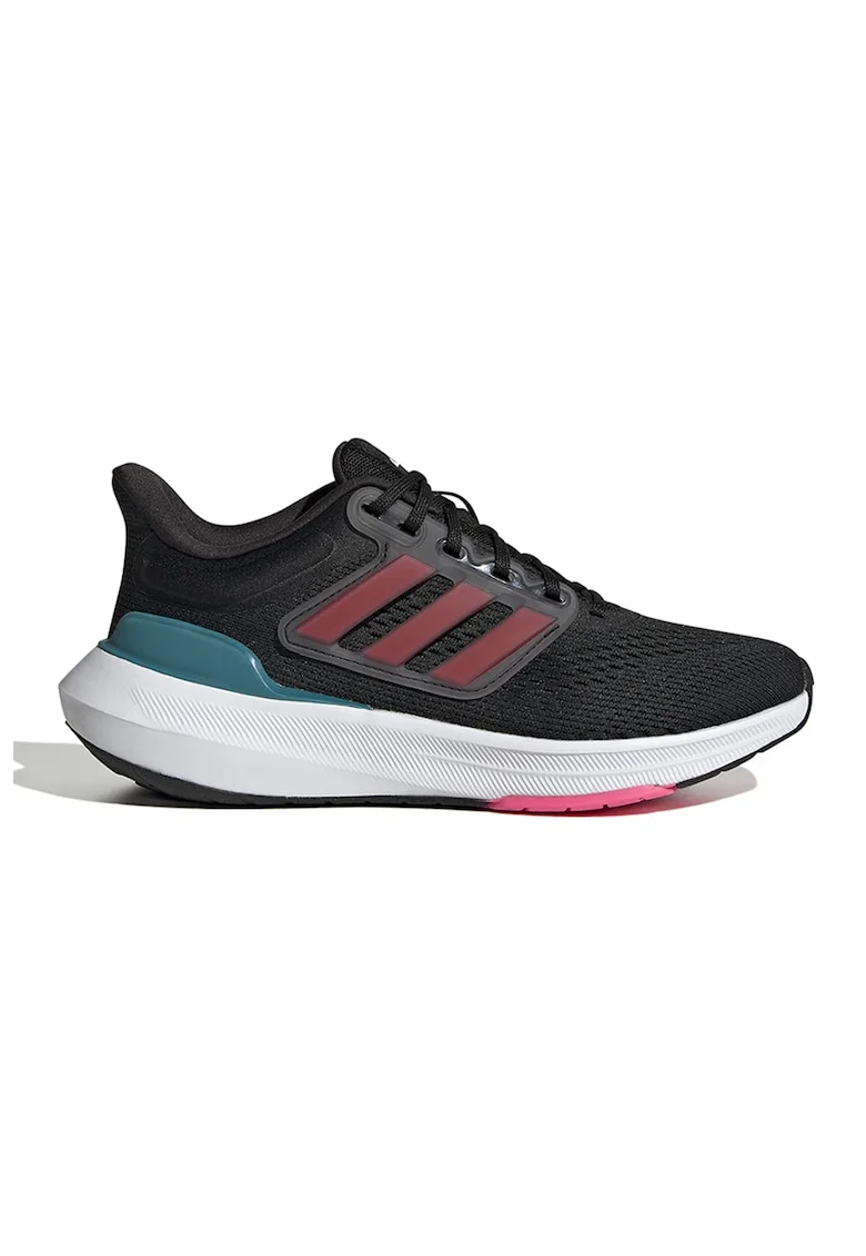 Pantofi Ultrabounce cu garnituri din material sintetic, Negru/Rosu inchis