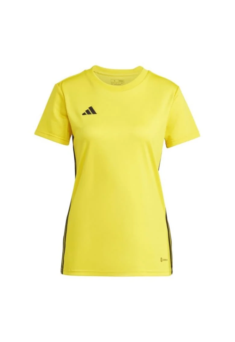 Tricou sport dama,  Poliester, Galben, Galben