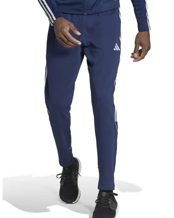 Pantaloni cu buzunare laterale pentru fotbal Tiro 23, Bleumarin