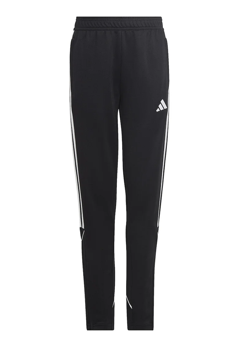 Pantaloni cu buzunare laterale, pentru fotbal Tiro, Alb/Negru