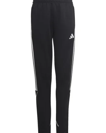 Pantaloni cu buzunare laterale, pentru fotbal Tiro, Alb/Negru
