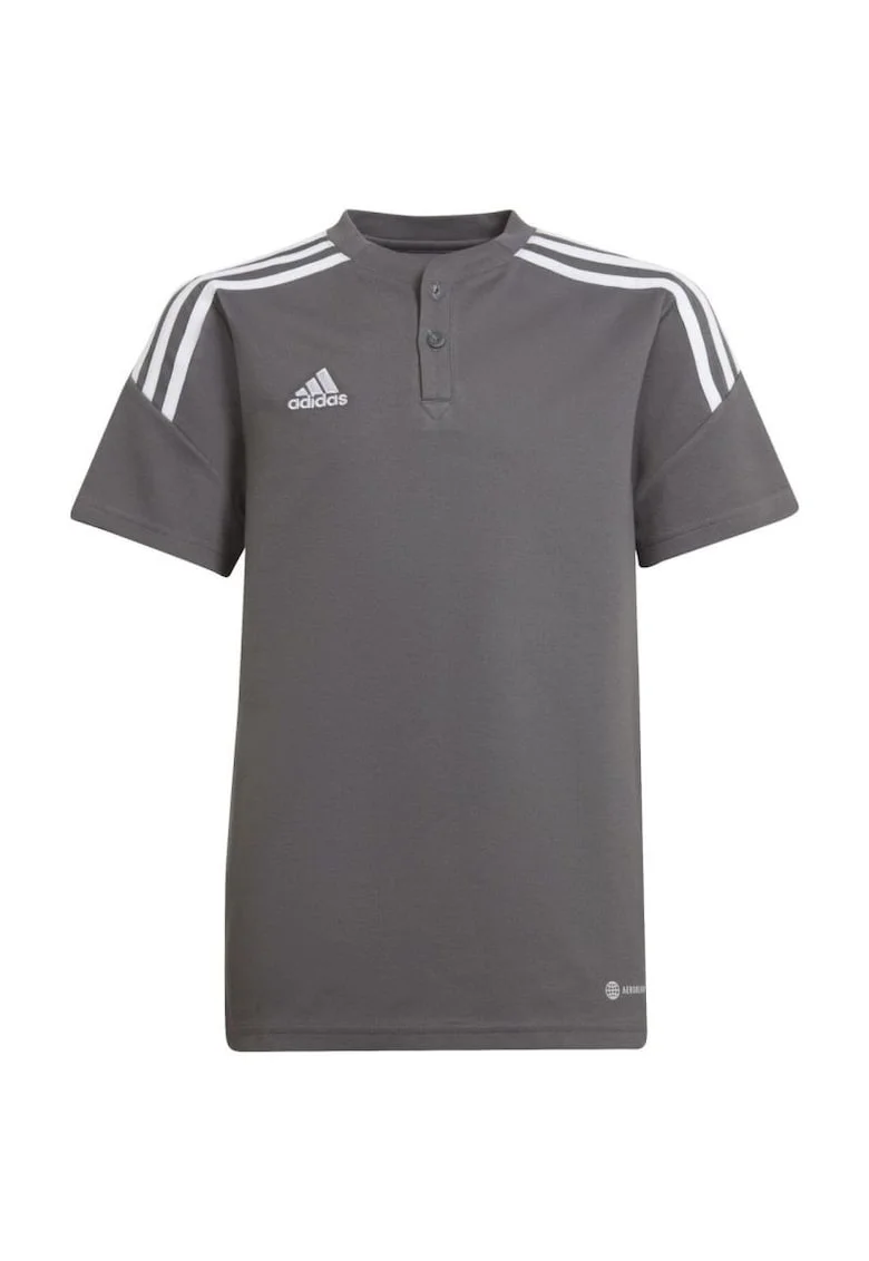 Tricou sport copii  condivo 22 polo jr, bumbac/poliester, gri