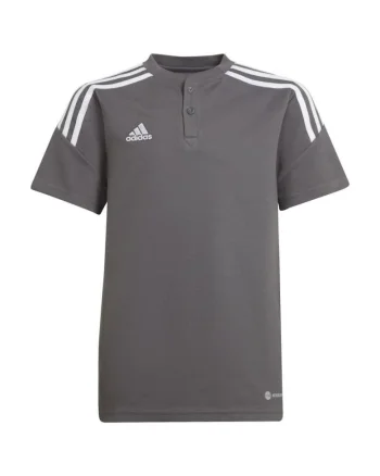 Tricou sport copii  condivo 22 polo jr, bumbac/poliester, gri