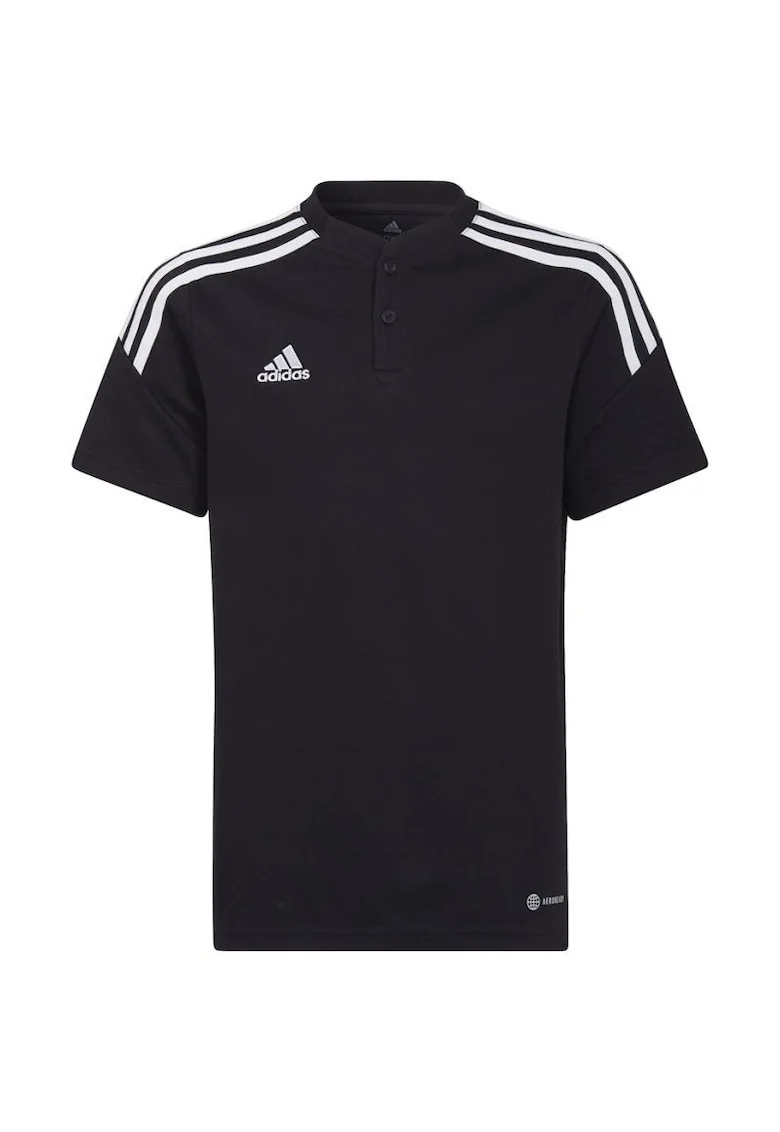Tricou sport copii  Condivo 22, bumbac/poliester, negru