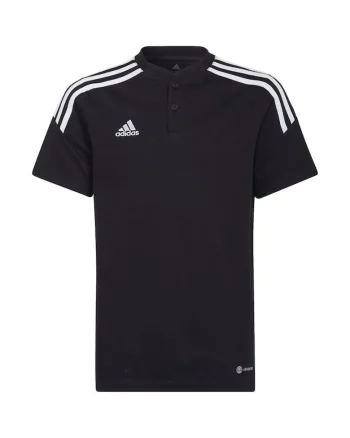 Tricou sport copii  Condivo 22, bumbac/poliester, negru