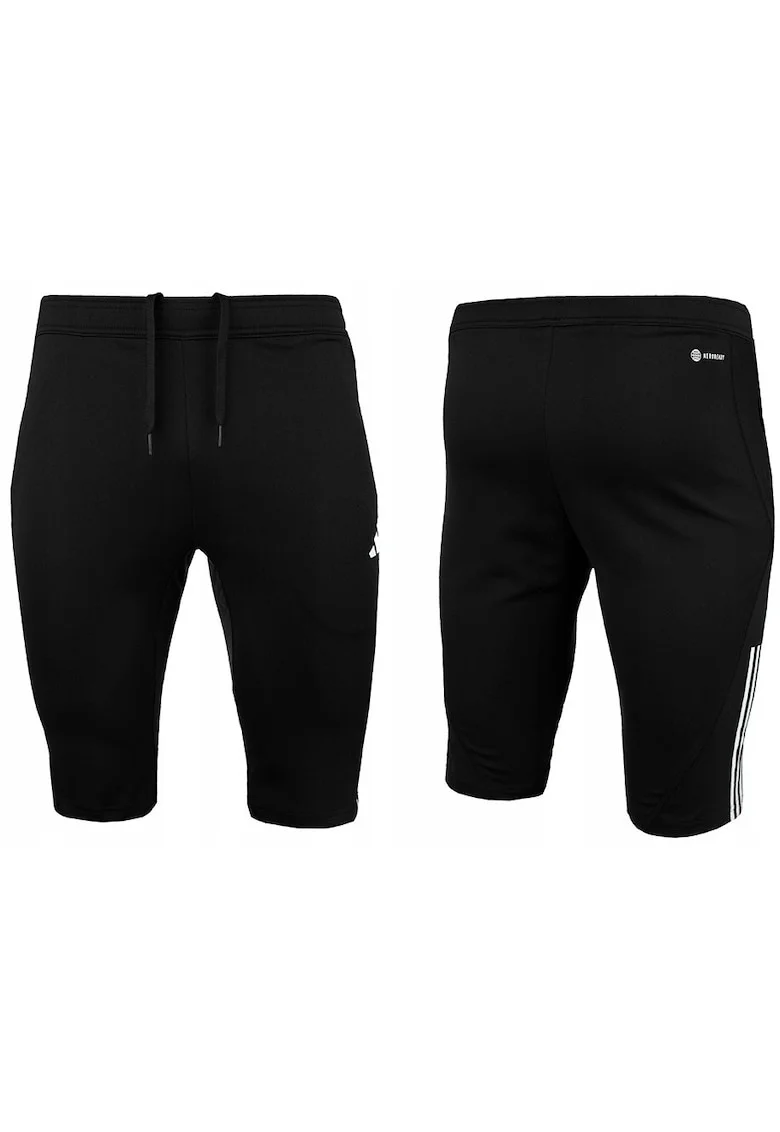 Pantaloni scurti sport barbati Tiro 23,  Poliester, Negru,