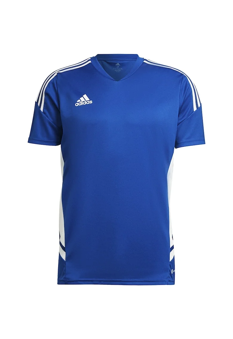 Tricou sport barbati  Condivo 22, Aeroready, albastru, poliester,