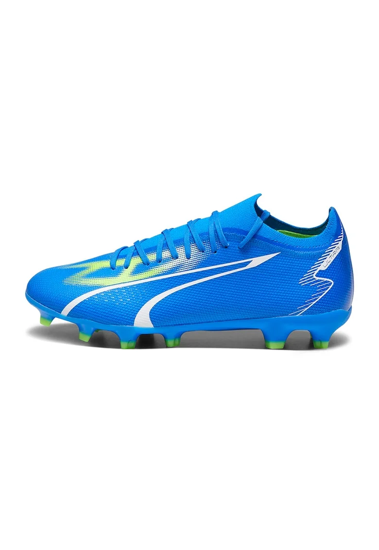Pantofi pentru fotbal Ultra Match, Alb/Verde/Albastru