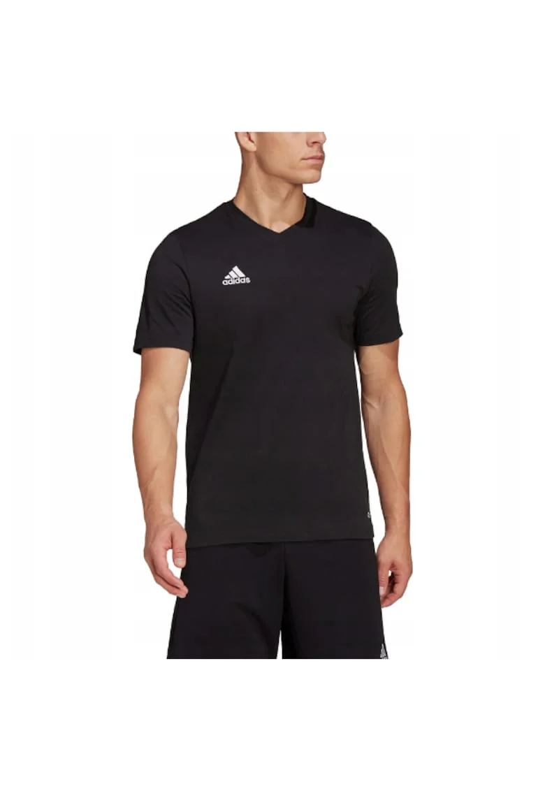 Tricou sport barbati,  Entrada 22, Bumbac, Negru, Negru