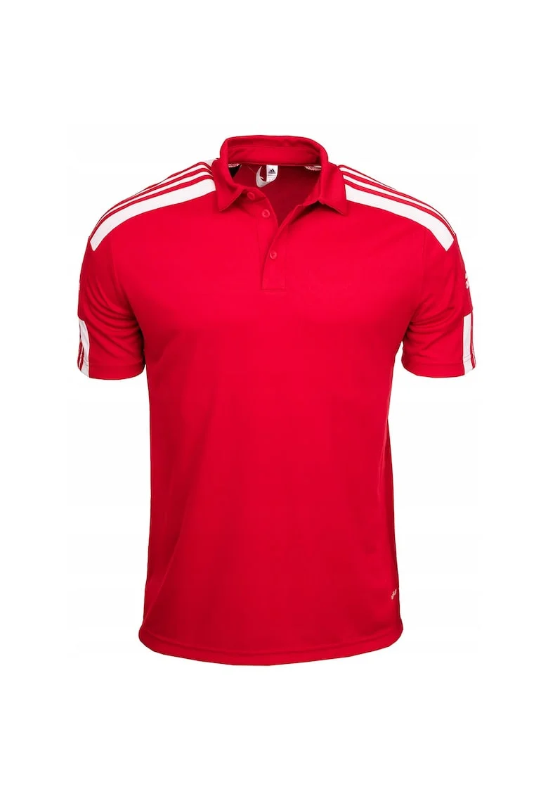 Tricou polo barbati,  Poliester, Negru, Rosu