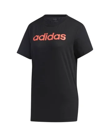Tricou sport dama,  Bumbac, Negru/Roz