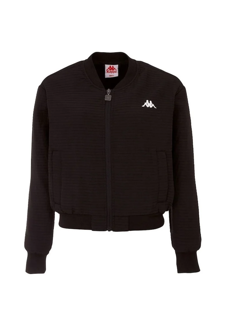 Jacheta bomber pentru femei,  Poliester, Negru,