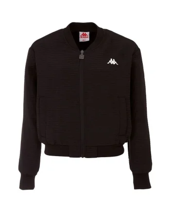 Jacheta bomber pentru femei,  Poliester, Negru,