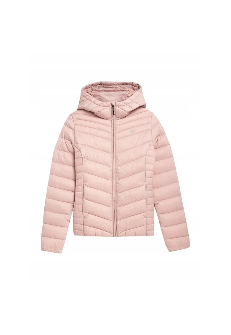 Jacheta de puf pentru femei , 4E, F095, Roz,