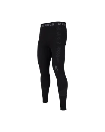 Pantaloni termoactivi barbati,  Poliamida, Negru