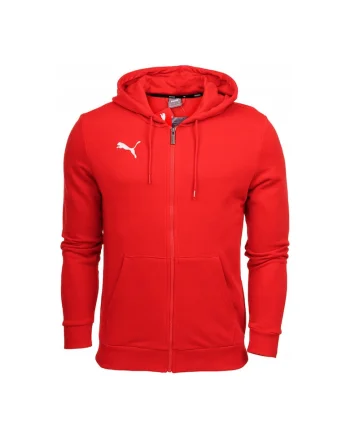 Hanorac sport cu fermoar  Bumbac/Poliester, Rosu, Rosu