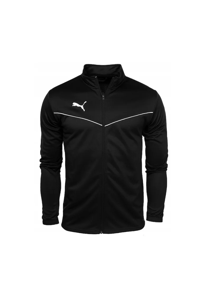 Hanorac sport cu fermoar  Poliester, Negru, Negru
