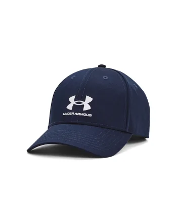 Sapca cu logo brodat pentru fitness, Alb/Bleumarin