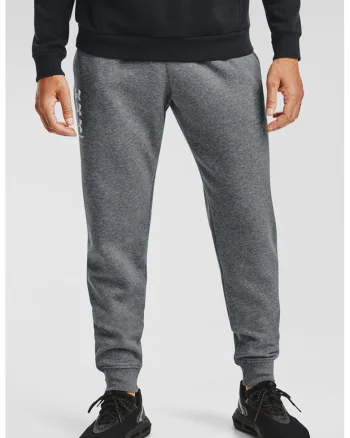 Pantaloni sport cu snur, pentru antrenament Rival, Gri melange