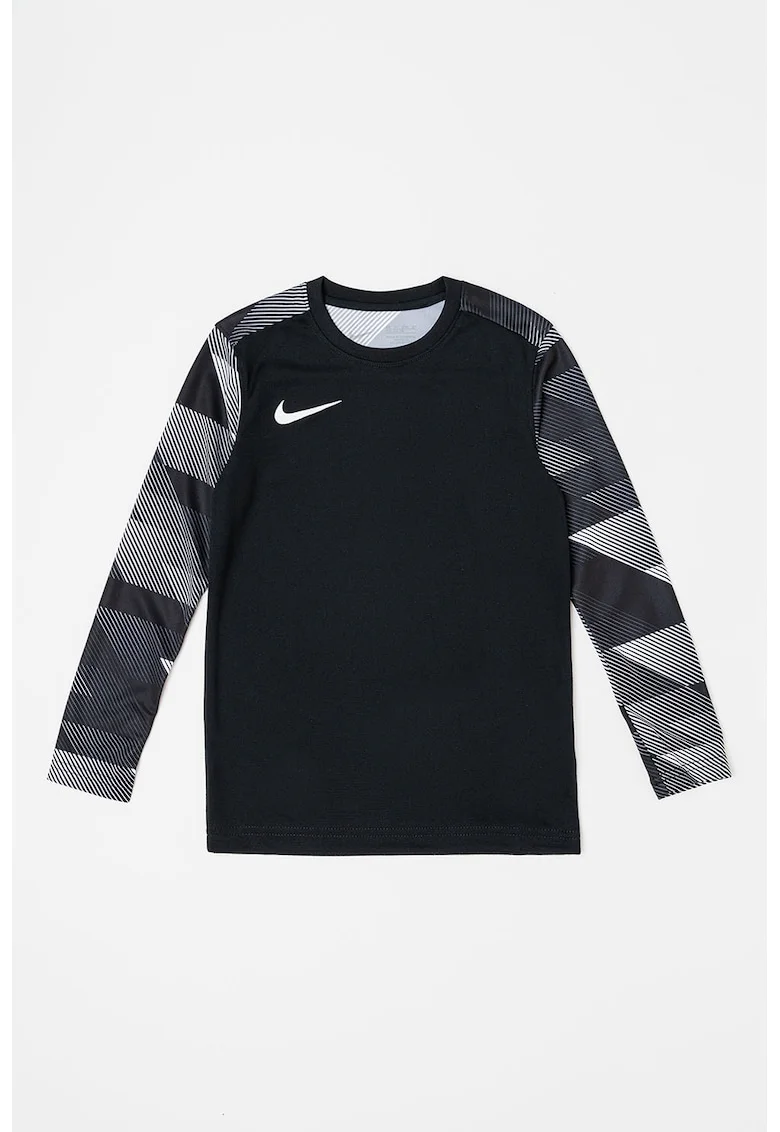 Bluza cu tehnologie Dri-Fit pentru fotbal, Alb/Negru