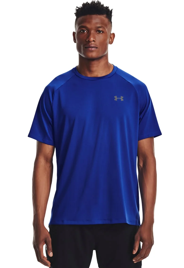 Tricou lejer pentru antrenament Tech 2.0, Gri/Albastru royal