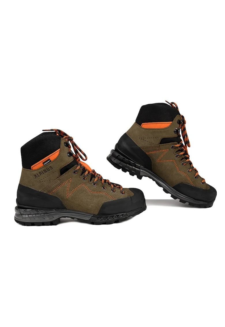 Ghete de trekking pentru femei,  Piele naturala, Maro