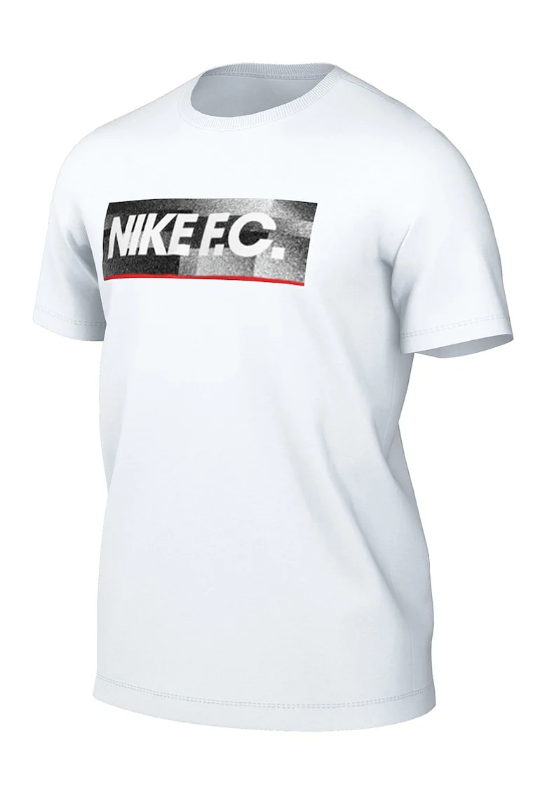 Tricou de bumbac pentru fitness Seasonal, Alb
