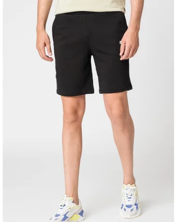 Pantaloni scurti din amestec de bumbac pentru fotbal Goal 23, Alb/Negru