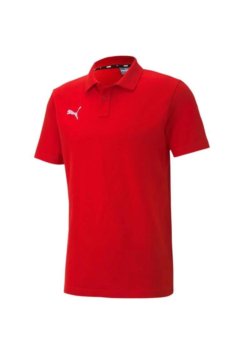 Tricou Barbati Sport  cu Guler, Rosu, Marime
