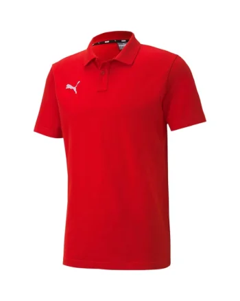 Tricou Barbati Sport  cu Guler, Rosu, Marime