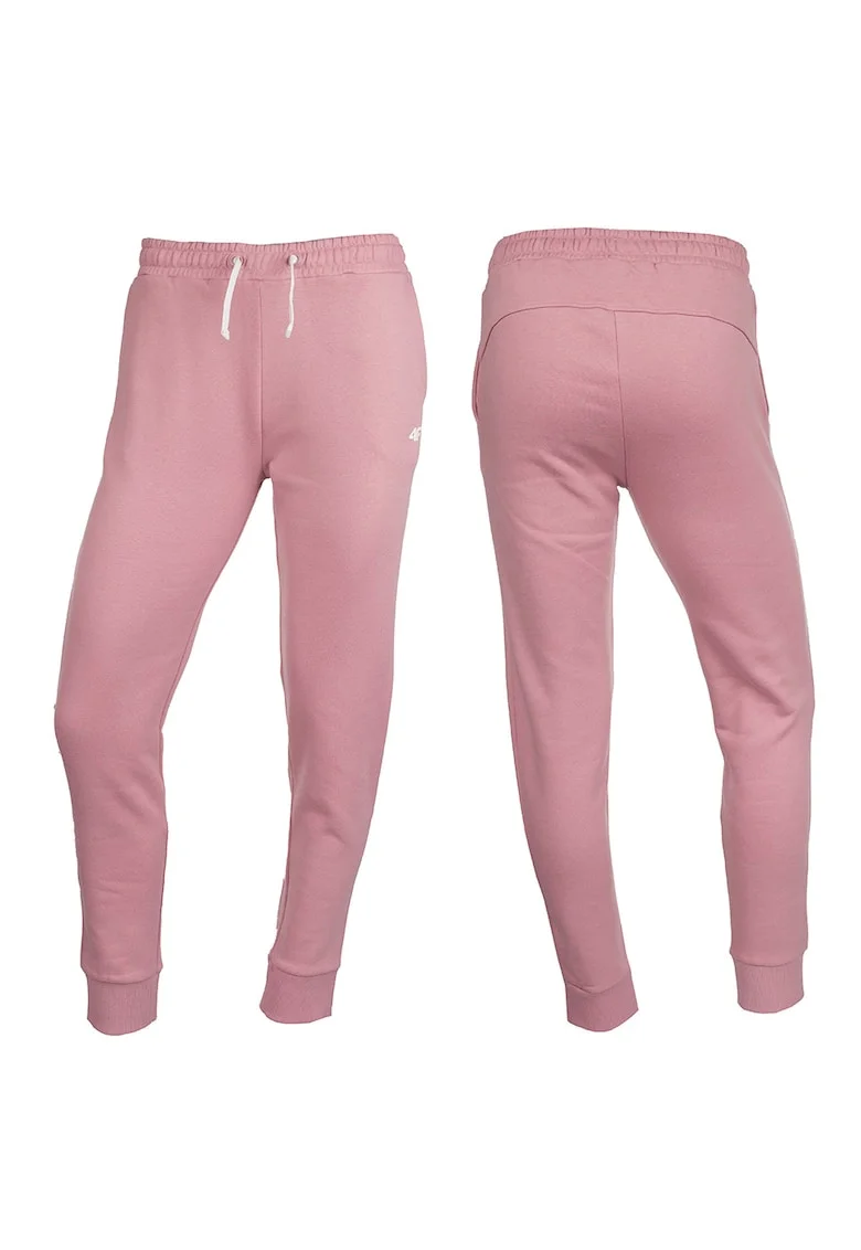 Pantaloni sport fete,  HJZ22 JSPDD001 56S, Roz, 140CM