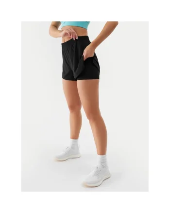 Pantaloni sport dama,  20459, Poliester, Negru