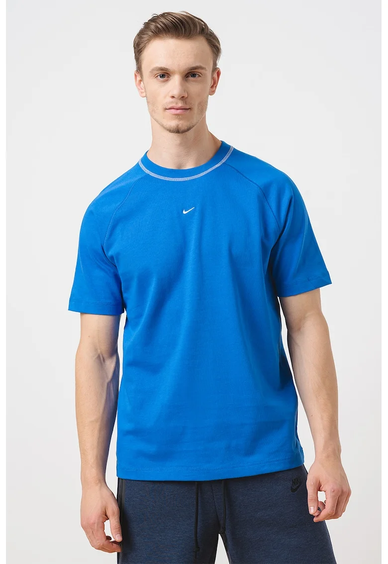 Tricou cu maneci raglan pentru fotbal Strike22, Alb/Albastru royal