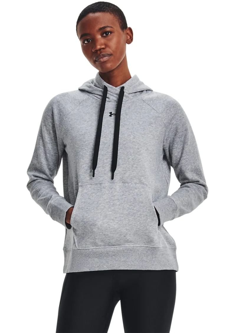 Hanorac cu maneci raglan, pentru antrenament Rival, Gri melange