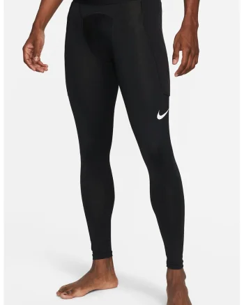 Colanti cu logo pentru fotbal Dri-FIT, Negru