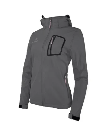 Jacheta dama Bergamo,  Fleece, Gri, Gri