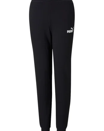 Pantaloni sport cu buzunare laterale Essentials, Alb/Negru