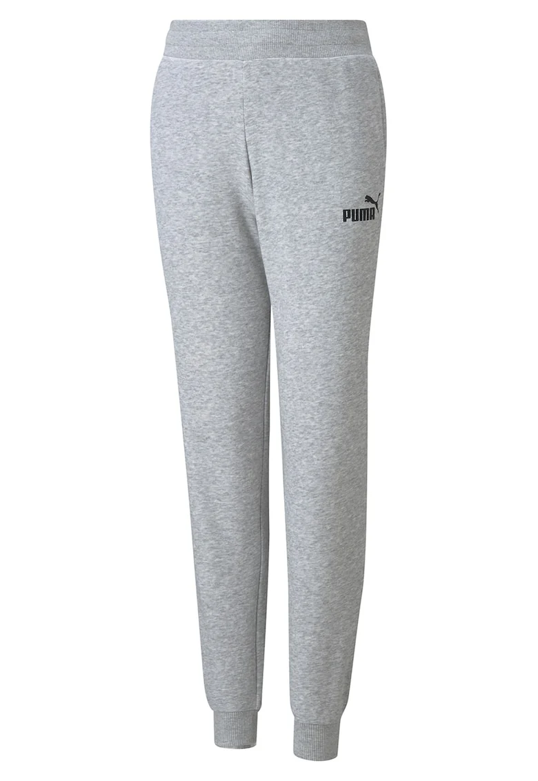 Pantaloni sport cu buzunare laterale Essentials, Gri melange