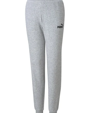 Pantaloni sport cu buzunare laterale Essentials, Gri melange