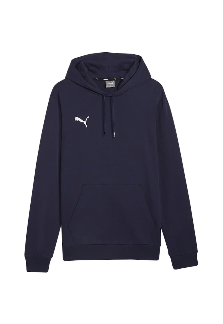 Hanorac barbati Puma Team Goal Casuals, bleumarin, bumbac, gluga mare, buzunar mare,